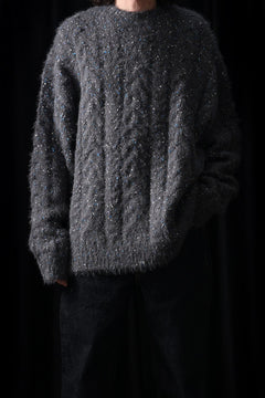 画像をギャラリービューアに読み込む, TARO HORIUCHI / th products Color Nep Mole Knit Pullover (gray)