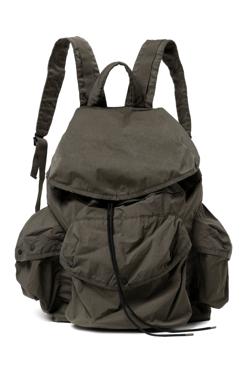 Ten c BACK PACK / OBJECT DYED (DARK OLIVE)