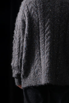 画像をギャラリービューアに読み込む, TARO HORIUCHI / th products Color Nep Mole Knit Pullover (gray)