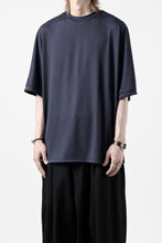 Load image into Gallery viewer, N/07 DOLMAN SHORT SLEEVE TEE / AQUASUITING THICK RIB (MIDNIGHT)