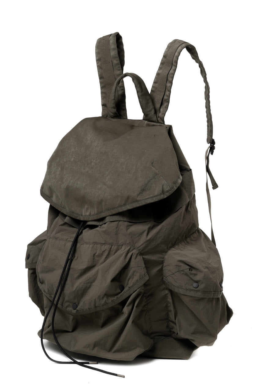 Load image into Gallery viewer, Ten c BACK PACK / OBJECT DYED (DARK OLIVE)