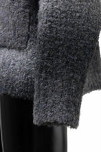Load image into Gallery viewer, th products Inflated Cardigan / 1/4.5 kasuri loop knit (mono)