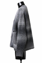 画像をギャラリービューアに読み込む, th products Inflated Cardigan / 1/4.5 kasuri loop knit (mono)