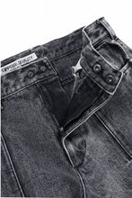 画像をギャラリービューアに読み込む, OPPOSE DUALITY 10POCKET PANEL DENIM TROUSERS / WASH EFFECTED (WASH BLACK)