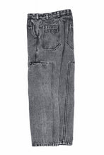 画像をギャラリービューアに読み込む, OPPOSE DUALITY 10POCKET PANEL DENIM TROUSERS / WASH EFFECTED (WASH BLACK)