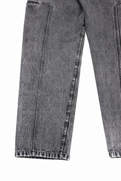 画像をギャラリービューアに読み込む, OPPOSE DUALITY 10POCKET PANEL DENIM TROUSERS / WASH EFFECTED (WASH BLACK)