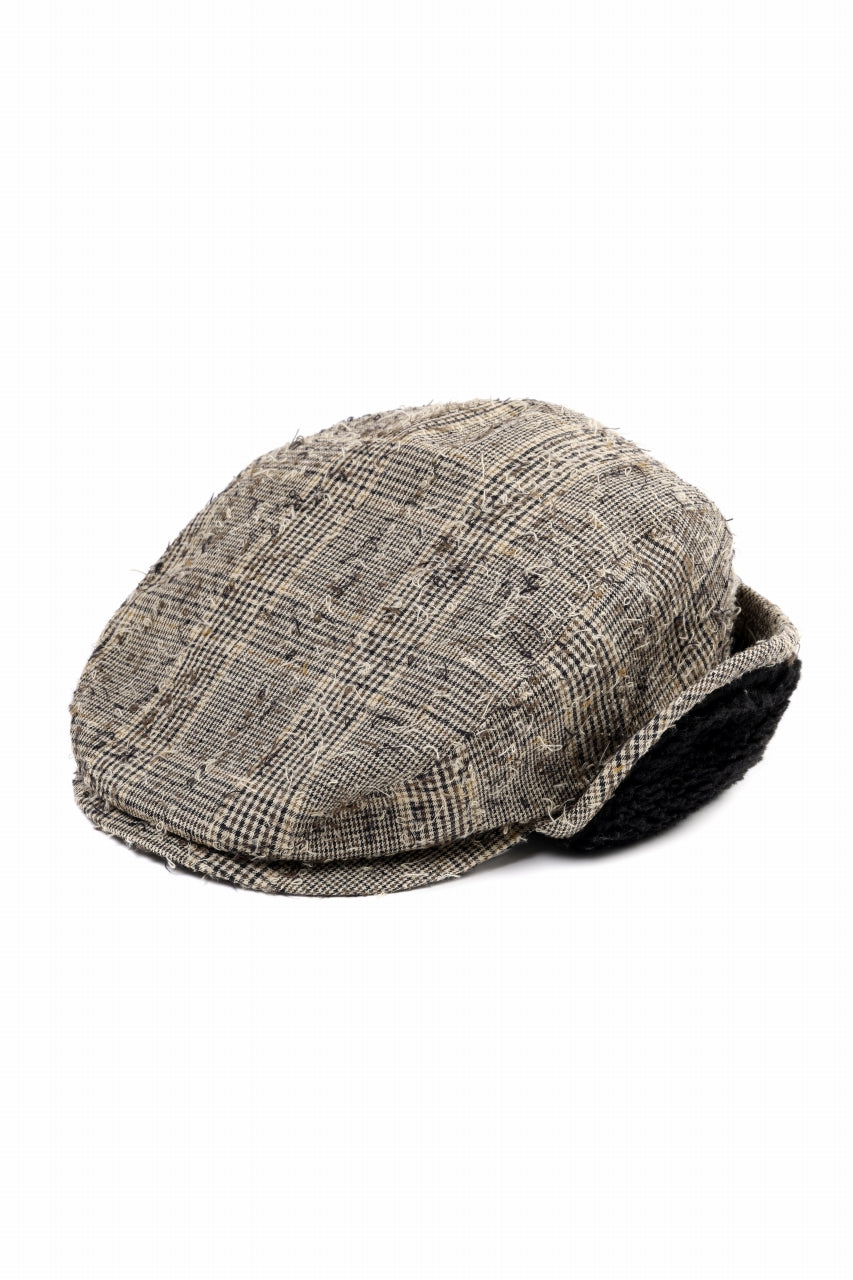 Y's EARMUFF CAP / NEEDLE PUNCHED (YELLOW)