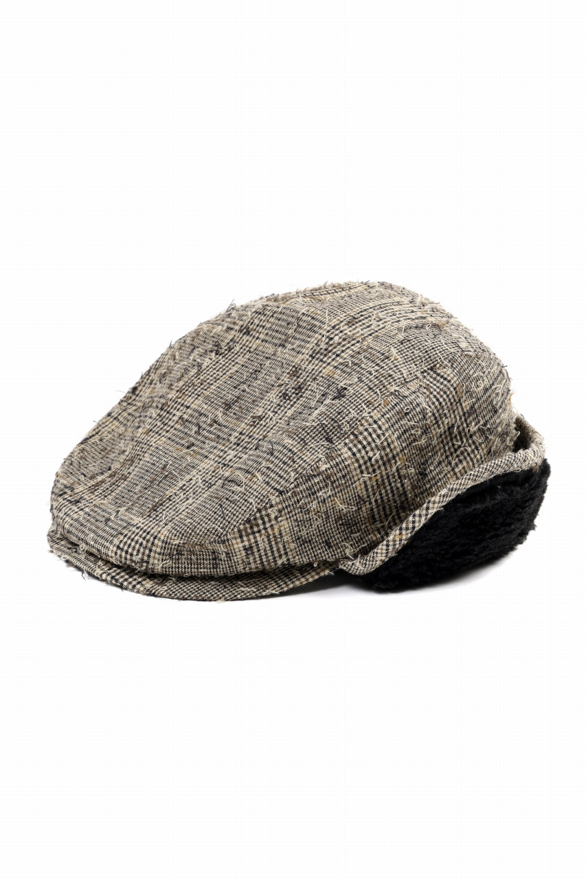 画像をギャラリービューアに読み込む, Y&#39;s EARMUFF CAP / NEEDLE PUNCHED (YELLOW)