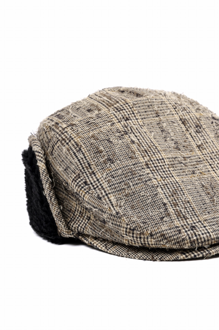 画像をギャラリービューアに読み込む, Y&#39;s EARMUFF CAP / NEEDLE PUNCHED (YELLOW)