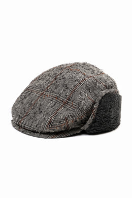 Y's EARMUFF CAP / NEEDLE PUNCHED (BEIGE)