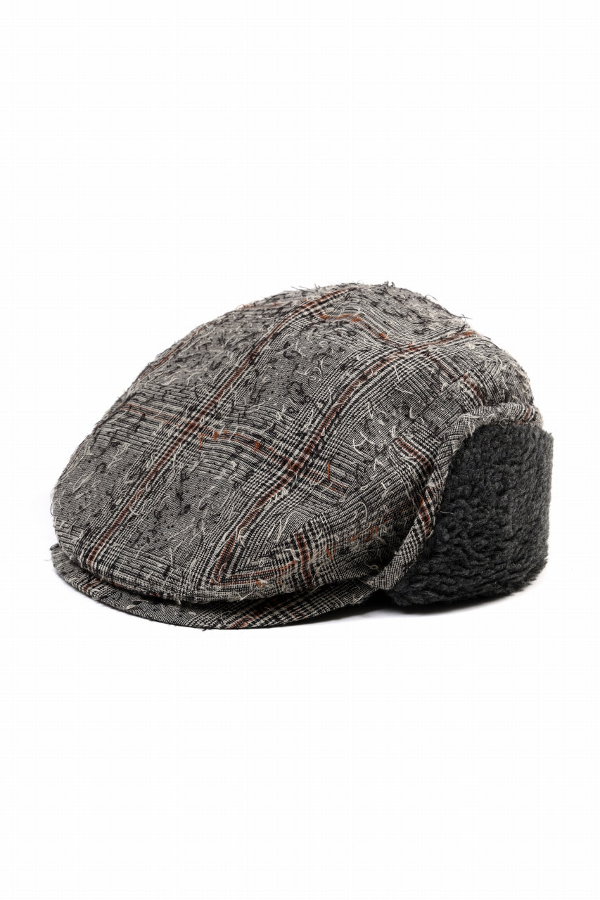 画像をギャラリービューアに読み込む, Y&#39;s EARMUFF CAP / NEEDLE PUNCHED (BEIGE)