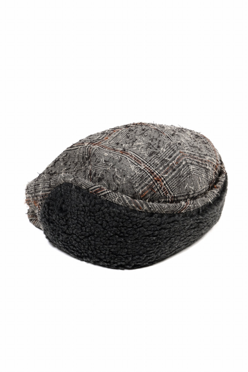 画像をギャラリービューアに読み込む, Y&#39;s EARMUFF CAP / NEEDLE PUNCHED (BEIGE)