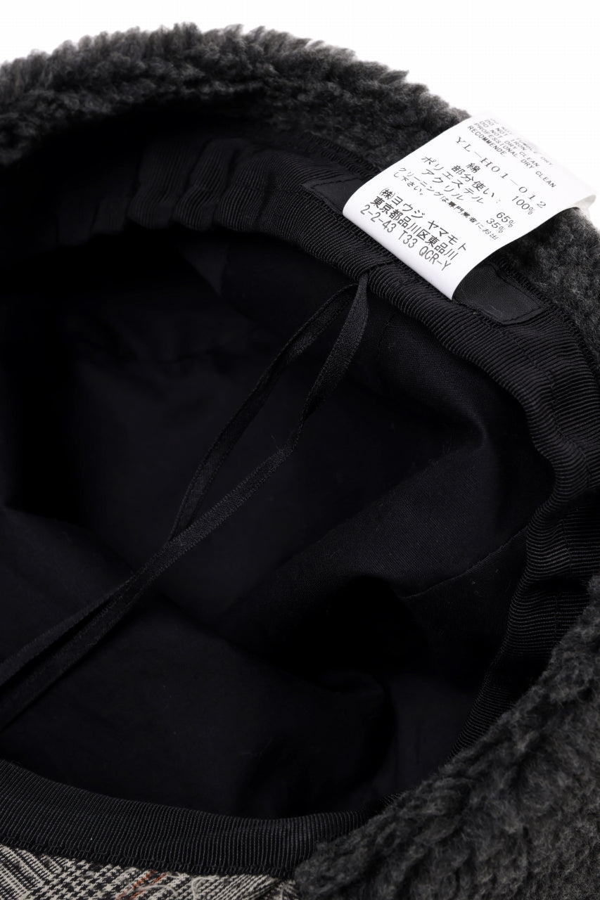 画像をギャラリービューアに読み込む, Y&#39;s EARMUFF CAP / NEEDLE PUNCHED (BEIGE)