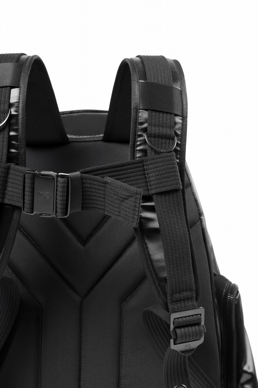 Load image into Gallery viewer, Y-3 Yohji Yamamoto UTILITY BACK PACK / SYNTHETIC LEATHER (BLACK)