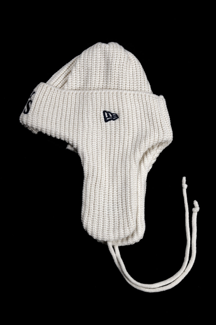 画像をギャラリービューアに読み込む, Y&#39;s × New Era KNIT TRAPPER (IVORY)