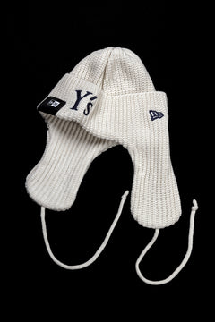 画像をギャラリービューアに読み込む, Y&#39;s × New Era KNIT TRAPPER (IVORY)