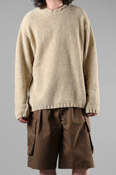 Load image into Gallery viewer, Ten c KNIT / MAGLIA GIROCOLLO (CAMOSCIO)
