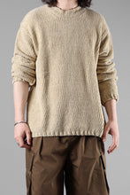 Load image into Gallery viewer, Ten c KNIT / MAGLIA GIROCOLLO (CAMOSCIO)