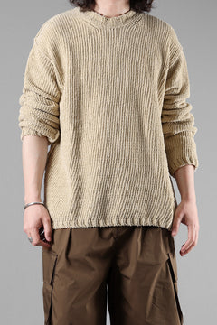 Load image into Gallery viewer, Ten c KNIT / MAGLIA GIROCOLLO (CAMOSCIO)