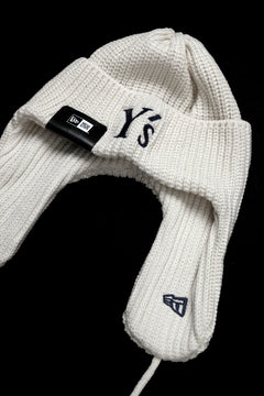 画像をギャラリービューアに読み込む, Y&#39;s × New Era KNIT TRAPPER (IVORY)