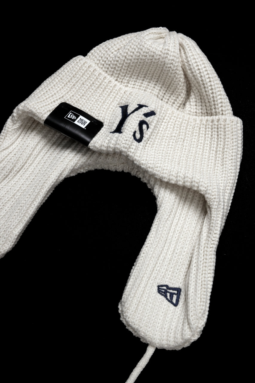 画像をギャラリービューアに読み込む, Y&#39;s × New Era KNIT TRAPPER (IVORY)