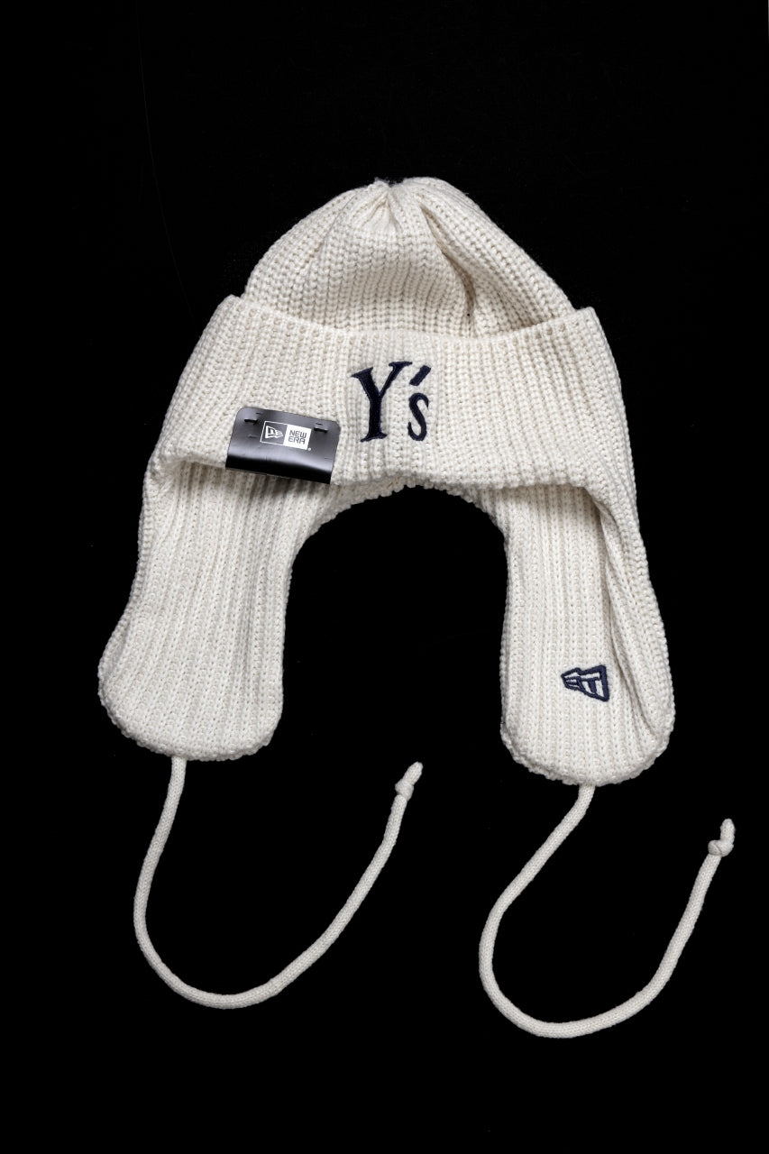 画像をギャラリービューアに読み込む, Y&#39;s × New Era KNIT TRAPPER (IVORY)