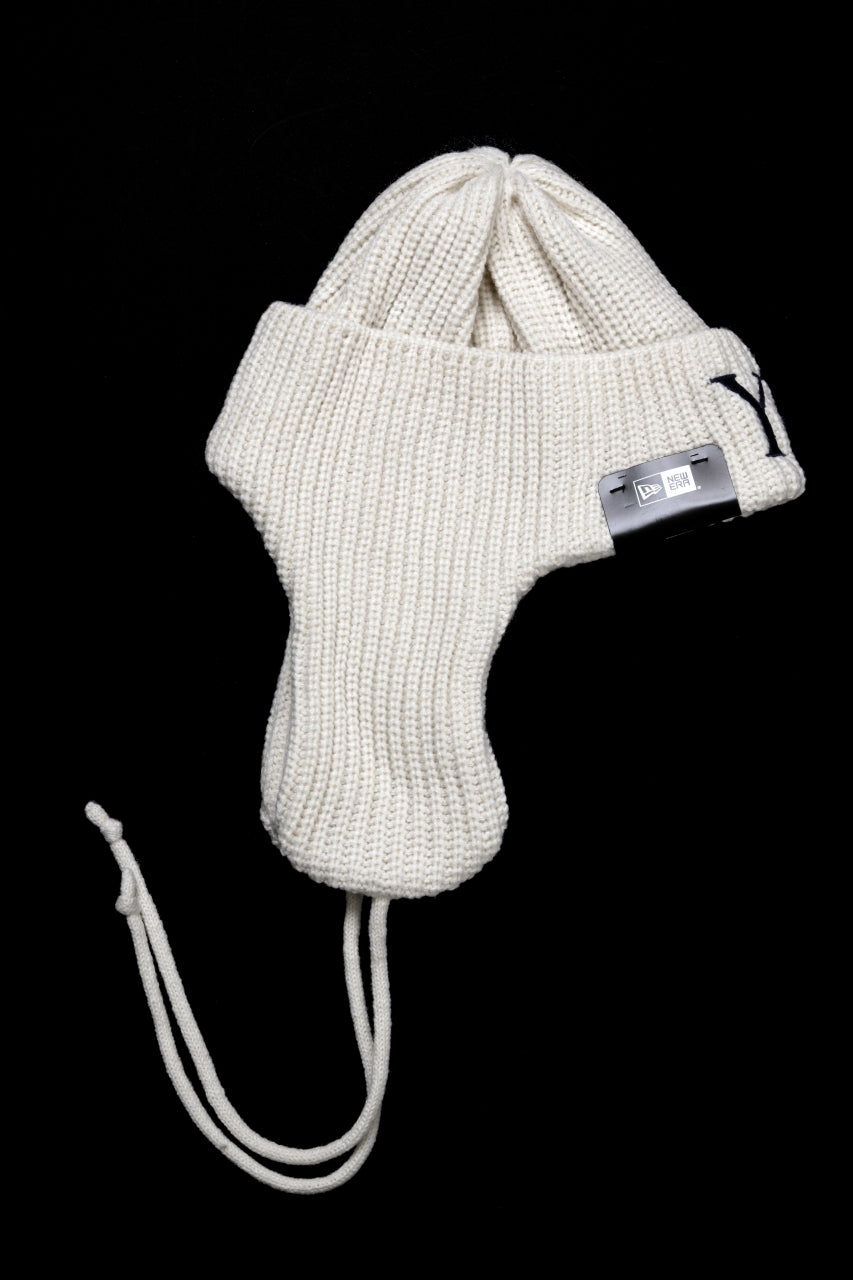 画像をギャラリービューアに読み込む, Y&#39;s × New Era KNIT TRAPPER (IVORY)
