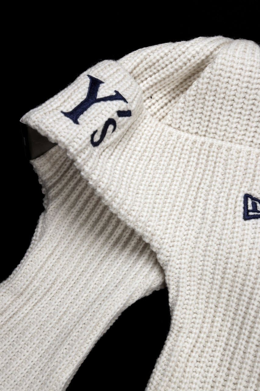 画像をギャラリービューアに読み込む, Y&#39;s × New Era KNIT TRAPPER (IVORY)