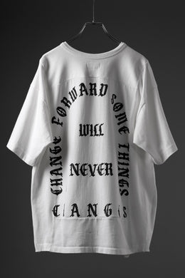 CHANGES x LOOM exclusive VINTAGE REMAKE SHORT SLEEVE TEE (WHITE #D)