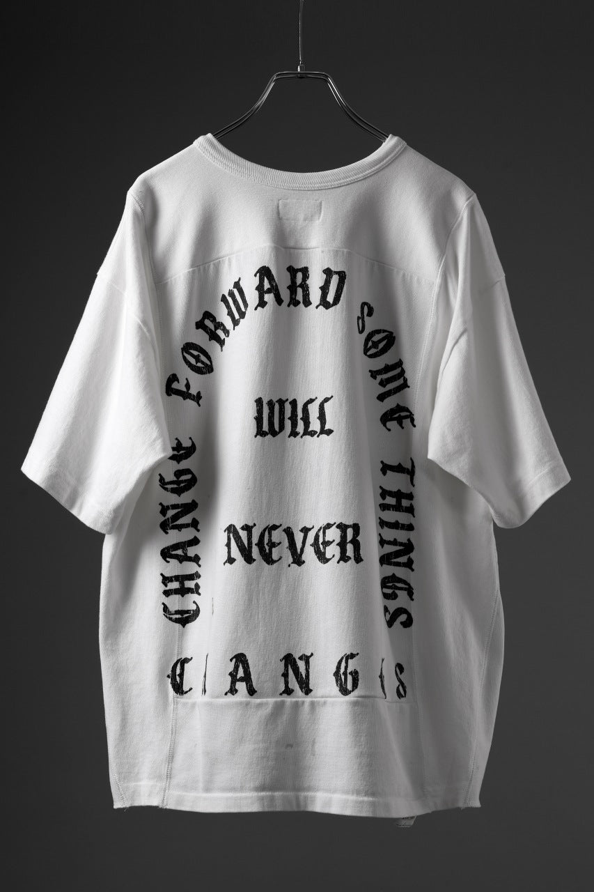 CHANGES x LOOM exclusive VINTAGE REMAKE T-SHIRT - new edition (WHITE #D)