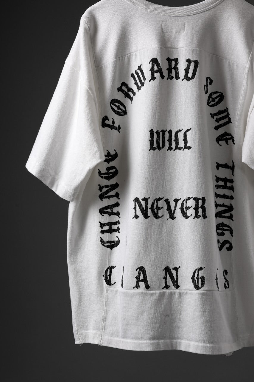 CHANGES x LOOM exclusive VINTAGE REMAKE T-SHIRT - new edition (WHITE #D)