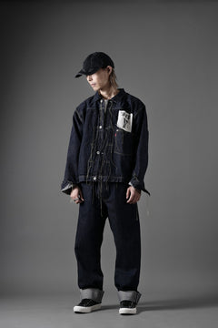 画像をギャラリービューアに読み込む, FULLCOUNT WWⅡ Model Brown Cotton Denim Pants / 13.7oz Zimbabwe Selvedge Denim (INDIGO BLUE / ONE WAHED)