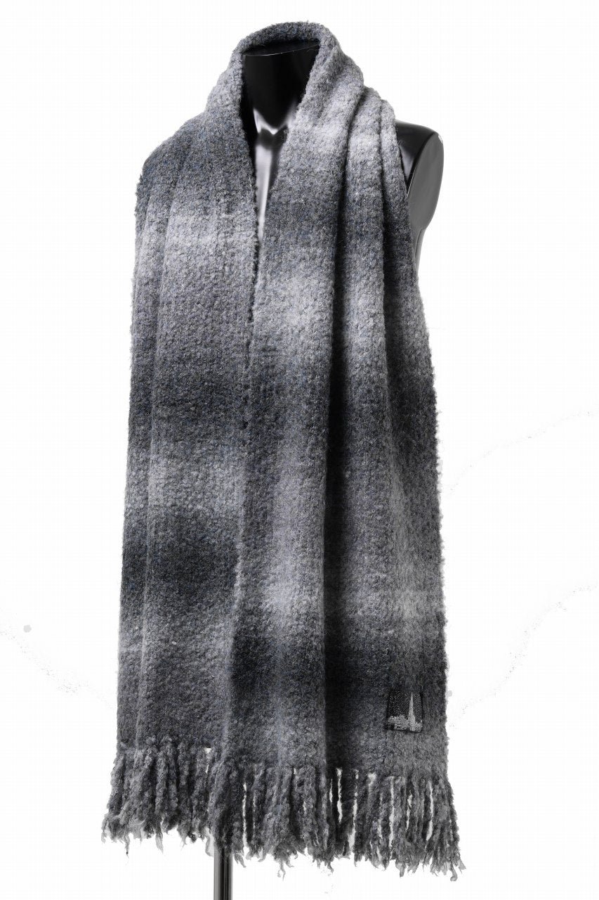th products Inflated Scarf / 1/4.5 kasuri loop knit (mono)