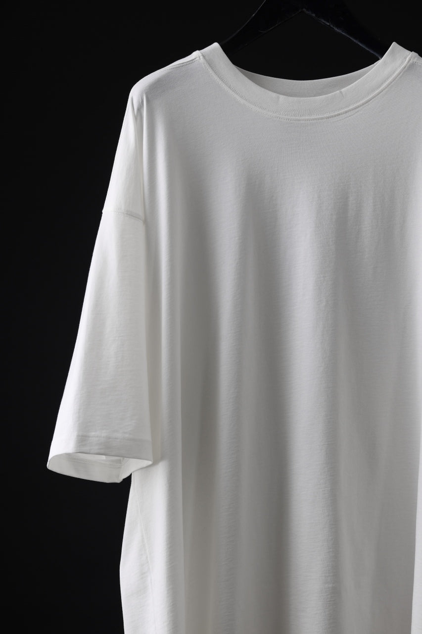 thom/krom RELAXED FIT SHORT SLEEVE TEE / COTTON JERSEY (CREAM)