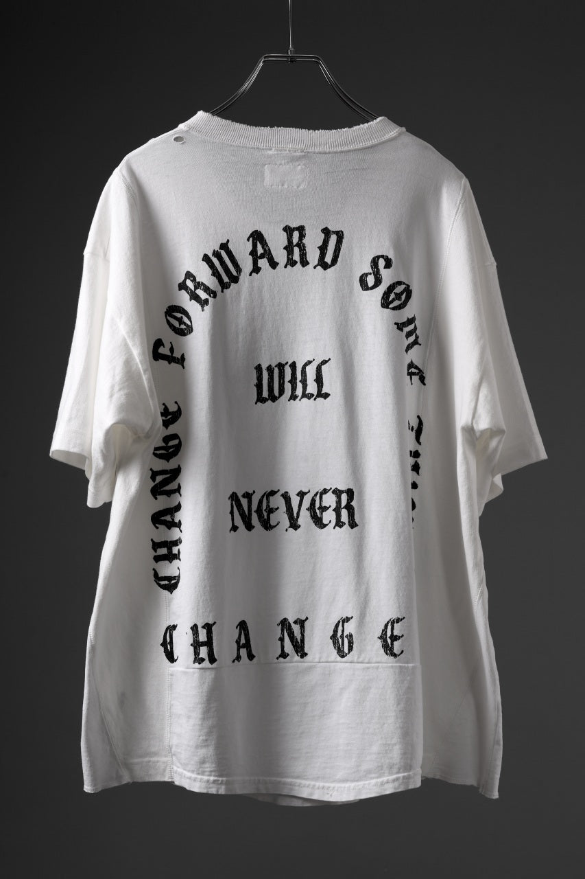 CHANGES x LOOM exclusive VINTAGE REMAKE T-SHIRT - new edition (WHITE #F)