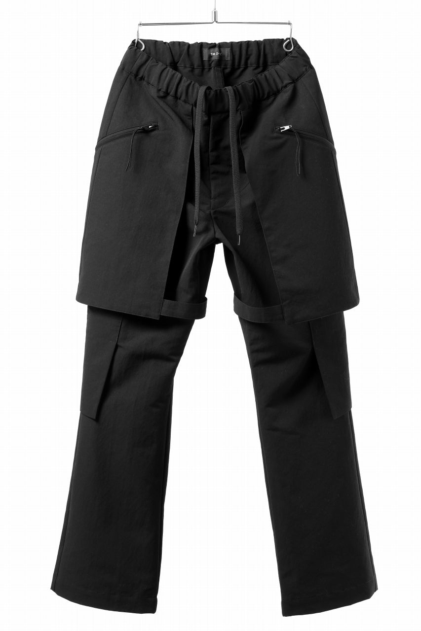 D-VEC DWR FISHERMANS PANTS / DURABLE WATER REPELLENT / (NIGHT SEA BLACK)