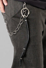 画像をギャラリービューアに読み込む, m.a+ silver / leather key holder / A-KH1 GR 3.0 (BLACK)