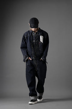 画像をギャラリービューアに読み込む, FULLCOUNT WWⅡ Model Brown Cotton Denim Pants / 13.7oz Zimbabwe Selvedge Denim (INDIGO BLUE / ONE WAHED)