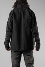 画像をギャラリービューアに読み込む, m.a+ exclusive zipped tall collar shirt jacket wt. pockets / H252DZ/P / LCK (BLACK)