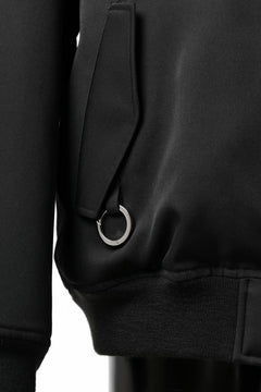 Load image into Gallery viewer, th products 3D Collar MA-1 / wool gabardine (black)