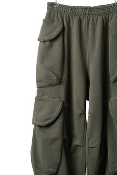 Load image into Gallery viewer, entire studios HEAVY GOCAR SWEAT PANTS (MILITARY)