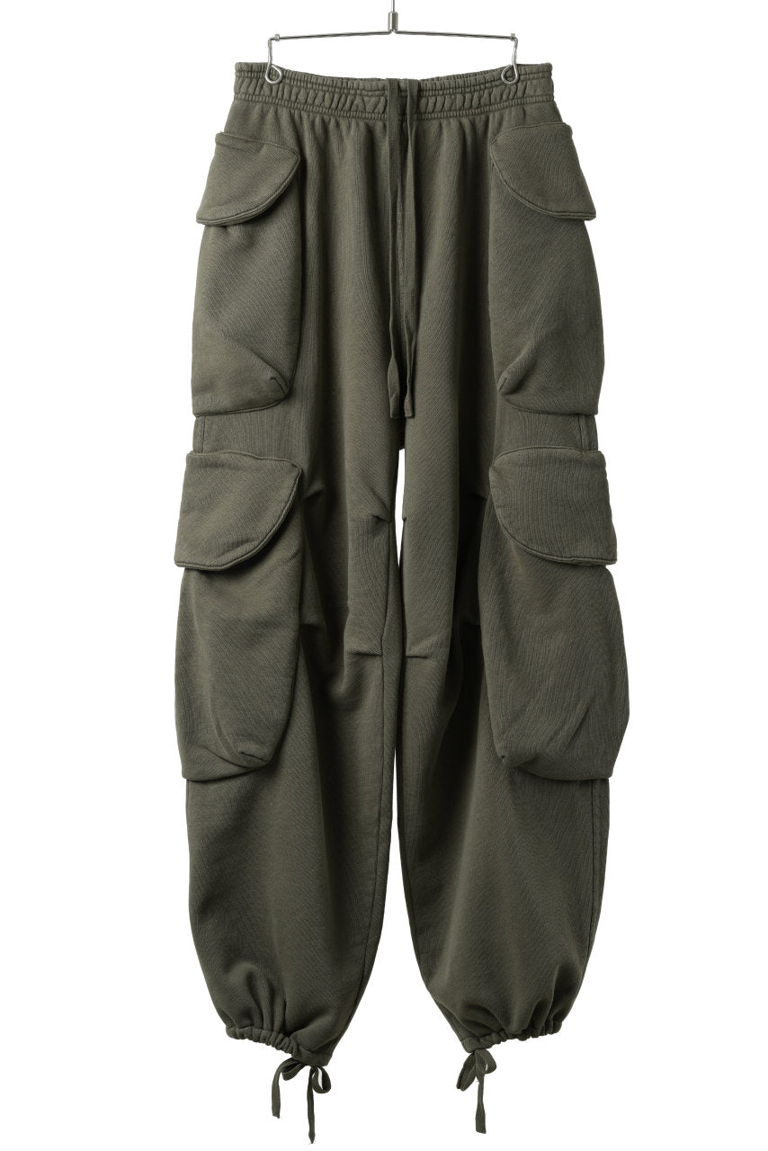 entire studios HEAVY GOCAR SWEAT PANTS (MILITARY)