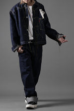 画像をギャラリービューアに読み込む, FULLCOUNT WWⅡ Model Brown Cotton Denim Pants / 13.7oz Zimbabwe Selvedge Denim (INDIGO BLUE / ONE WAHED)