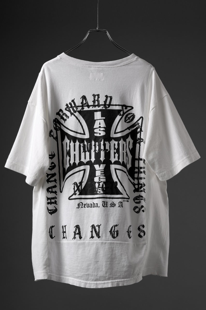 CHANGES x LOOM exclusive VINTAGE REMAKE T-SHIRT - new edition (WHITE #K)