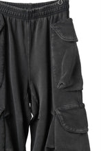 Load image into Gallery viewer, entire studios HEAVY GOCAR SWEAT PANTS (WASHED BLACK)