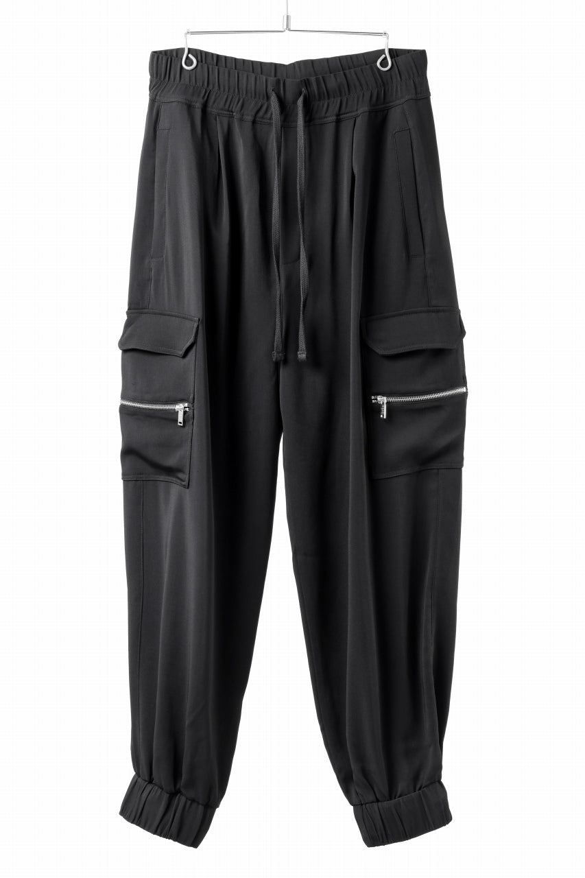 thom/krom RELAXED FIT CARGO TROUSERS / ELASTIC VISCOSE