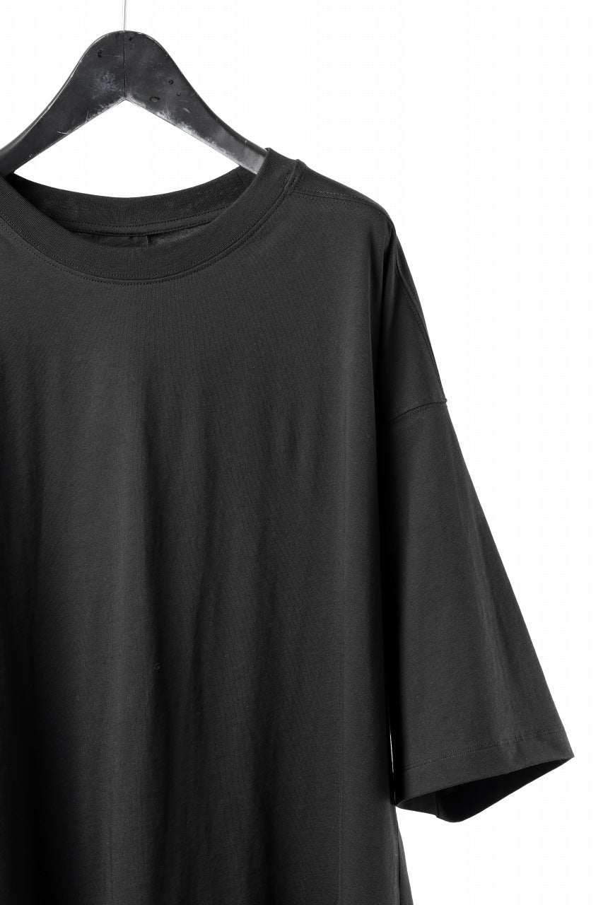 thom/krom RELAXED FIT SHORT SLEEVE TEE / COTTON JERSEY (BLACK)