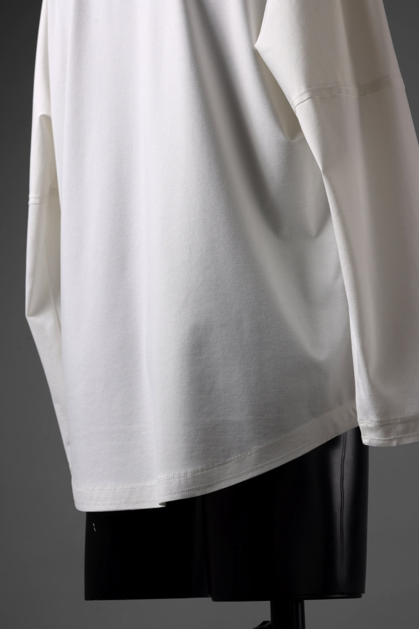 TARO HORIUCHI / th products Dolman L/S Tee / high gauge bare smooth (white)