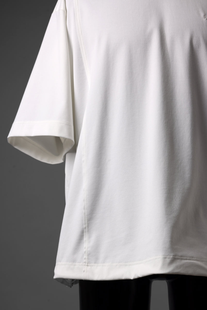 TARO HORIUCHI / th products Crew neck S/S Tee / high gauge bare smooth (white)