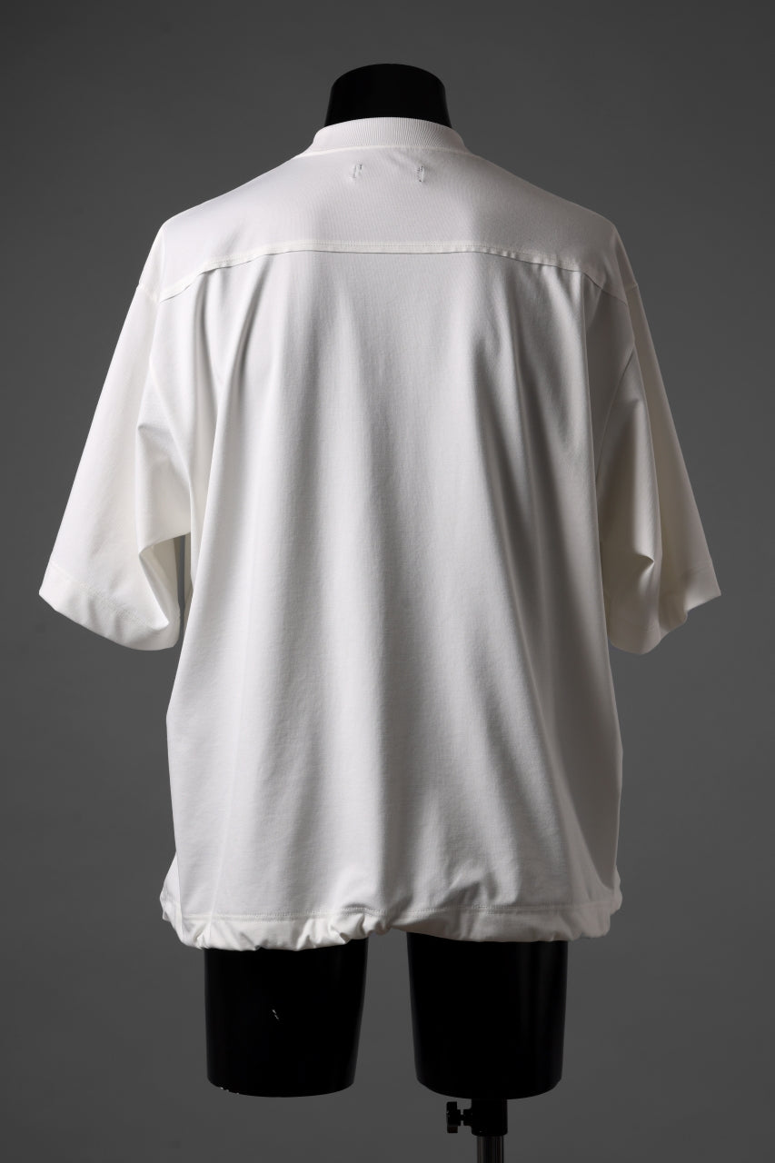 TARO HORIUCHI / th products Crew neck S/S Tee / high gauge bare smooth (white)